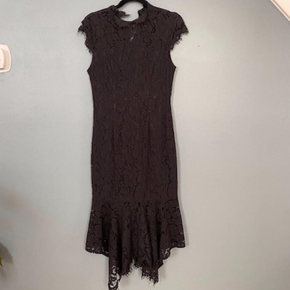 Flora Lace Mermaid Midi Dress